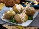 Etape 4 - Pommes de terre farcies au saumon fumé et fromage frais