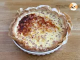 Etape 4 - Quiche allégée au jambon, fromage et yaourt!