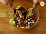 Etape 4 - Salade de tortellini au pesto