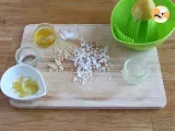 Etape 1 - Salade de courgettes, chèvre et citron