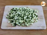 Etape 2 - Salade de courgettes, chèvre et citron