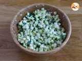 Etape 4 - Salade de courgettes, chèvre et citron
