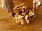 Etape 3 - Chips de pain pita - recette express