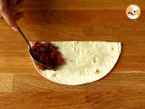 Etape 4 - Tacos samoussas à la viande hachée