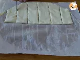 Etape 6 - Torsades feuilletées à la crème pâtissière vanille