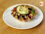 Etape 4 - Comment faire des tortilla bowl? La salade facile et sans vaisselle!