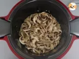 Etape 4 - Risotto aux champignons au Cookeo