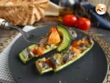 Etape 4 - Courgettes farcies aux légumes et sardines
