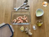 Etape 2 - Salade de riz aux crevettes, courgettes et gingembre