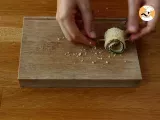 Etape 5 - Roulés de courgettes au four au jambon et au fromage