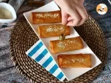 Etape 6 - Feta Saganaki, la recette grecque des croustillants de feta et miel