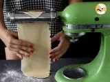 Etape 4 - Comment faire des pâtes maison : les taglioni, des tagliatelle fines