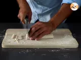 Etape 5 - Comment faire des pâtes maison : les taglioni, des tagliatelle fines