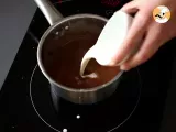 Etape 10 - Verrines de crèmes au chocolat et nougat : une présentation ultra facile pas à pas