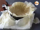 Etape 2 - Cheesecake façon baklava à la pistache, croustillant et fondant