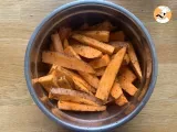 Etape 3 - Frites de patates douces au Air Fryer, pour un résultat crousti-moelleux !
