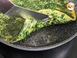 Etape 8 - Omelette aux épinards façon frittata, un plat végétarien facile et délicieux