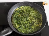 Etape 9 - Omelette aux épinards façon frittata, un plat végétarien facile et délicieux