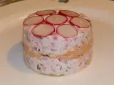 Etape 4 - Cheesecake au tarama et aux radis