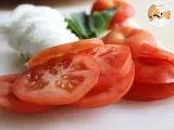 Etape 1 - Salade Caprese - Tomates Mozzarella