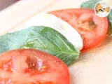 Etape 2 - Salade Caprese - Tomates Mozzarella