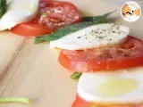 Etape 3 - Salade Caprese - Tomates Mozzarella