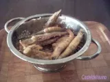 Etape 2 - Crevettes sur lit de pommes de terre......