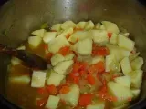 Etape 5 - Potée aux carottes et poireaux