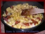 Etape 2 - Tortilla au chorizo