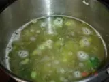 Etape 3 - Potage au brocolis/poireaux