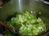 Etape 2 - Potage brocolis et petits pois