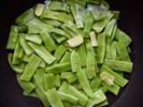 Etape 1 - Salade Fraicheur de Haricots Vert Plats au Gingembre et Persil