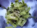 Etape 3 - Salade Fraicheur de Haricots Vert Plats au Gingembre et Persil