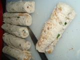 Etape 3 - Roulés faciles chèvre/pistaches et sardine/piment