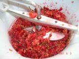 Etape 1 - Gelée de fraises groseilles rouges + photos de Talia et resto