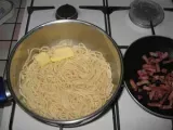 Etape 2 - Spaghetti carbonara à ma façon