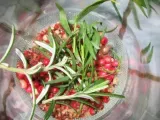 Etape 3 - Salicornes au vinaigre et aux baies roses