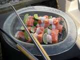 Etape 2 - Brochettes de saumon et de pétoncles au BBQ