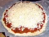 Etape 6 - Pizza maison au chorizo, sauce tomate aux poivrons