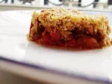 Etape 3 - Crumble Confit Cerclé tomate cerise et Tartelette Très Tentante matcha