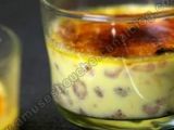 Etape 5 - Crème brûlée au lait de coco et grenade