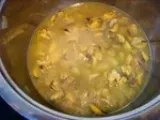 Etape 3 - Soupe de moules en écume de safran