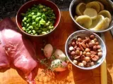 Etape 1 - Magrets de canard panés et poêlée de légumes