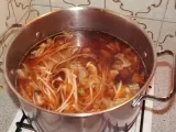 Etape 6 - Soupe de nouilles udon au poulet et champignons shiitake