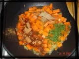 Etape 1 - Wok de poulet et carottes