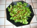 Etape 5 - Salade festive de mâche au magret de canard fumé