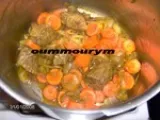 Etape 3 - Mon riz aux carottes et olives