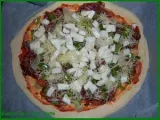 Etape 3 - Pizza coppa - poivrons- champignons