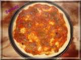Etape 2 - Pizza aux oeufs et saucisse fumé