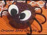 Etape 14 - Muffins, invasion d'horribles araignées. Spéciale Halloween.